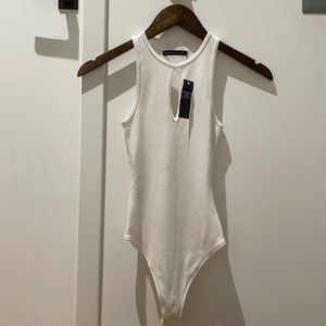 Abercrombie & Fitch // White Keyhole Bodysuit